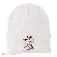 Kitty Biscuits Fluffy Purrfect Since 1963 Beanie thumb 0