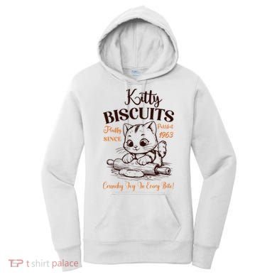 Kitty Biscuits Fluffy Purrfect Since 1963 Women's Hoodie