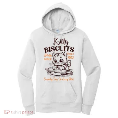 Kitty Biscuits Fluffy Purrfect Since 1963 Women's Hoodie