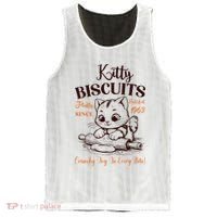 Kitty Biscuits Fluffy Purrfect Since 1963 Mesh Reversible Basketball Jersey Tank thumb 0