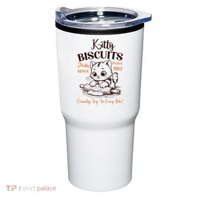 Kitty Biscuits Fluffy Purrfect Since 1963 Tumbler