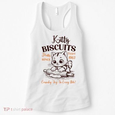 Kitty Biscuits Fluffy Purrfect Since 1963 Women's Tank Top