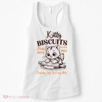 Kitty Biscuits Fluffy Purrfect Since 1963 Women's Tank Top thumb 0