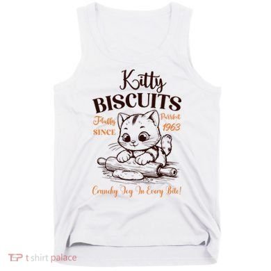 Kitty Biscuits Fluffy Purrfect Since 1963 Tank Top