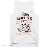 Kitty Biscuits Fluffy Purrfect Since 1963 Tank Top thumb 0
