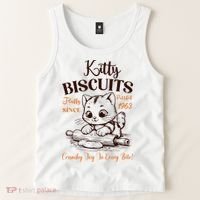 Kitty Biscuits Fluffy Purrfect Since 1963 Tank Top thumb 2
