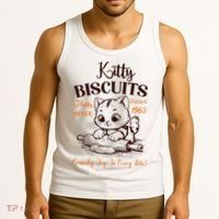 Kitty Biscuits Fluffy Purrfect Since 1963 Tank Top thumb 3
