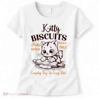 Kitty Biscuits Fluffy Purrfect Since 1963 Women's T-Shirt