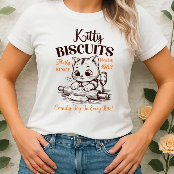 Kitty Biscuits Fluffy Purrfect Since 1963 Women's T-Shirt