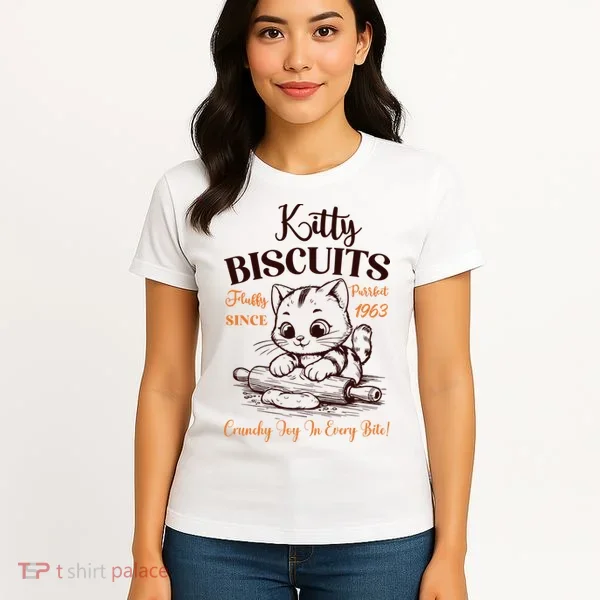 Kitty Biscuits Fluffy Purrfect Since 1963 Women's T-Shirt