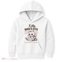 Kitty Biscuits Fluffy Purrfect Since 1963 Kids Hoodie thumb 0