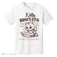 Kitty Biscuits Fluffy Purrfect Since 1963 Kids T-Shirt thumb 0