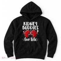 Kidney Buddies For Life Donor Recipient Hoodie thumb 0