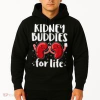Kidney Buddies For Life Donor Recipient Hoodie thumb 2