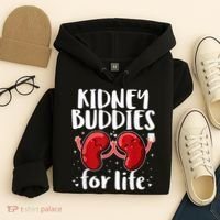 Kidney Buddies For Life Donor Recipient Hoodie thumb 4