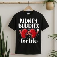 Kidney Buddies For Life Donor Recipient T-Shirt thumb 2