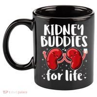Kidney Buddies For Life Donor Recipient 11oz C Handle Ceramic Mug thumb 2