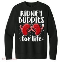 Kidney Buddies For Life Donor Recipient V.I.T. Fleece Crew Sweatshirt thumb 0