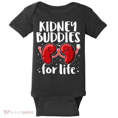 Kidney Buddies For Life Donor Recipient Baby Bodysuit