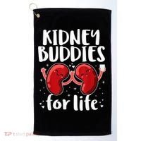 Kidney Buddies For Life Donor Recipient Golf Towel thumb 0