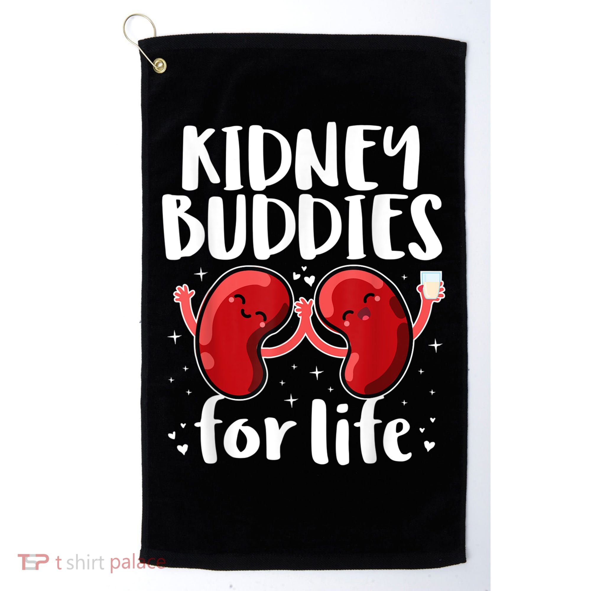 Kidney Buddies For Life Donor Recipient Golf Towel