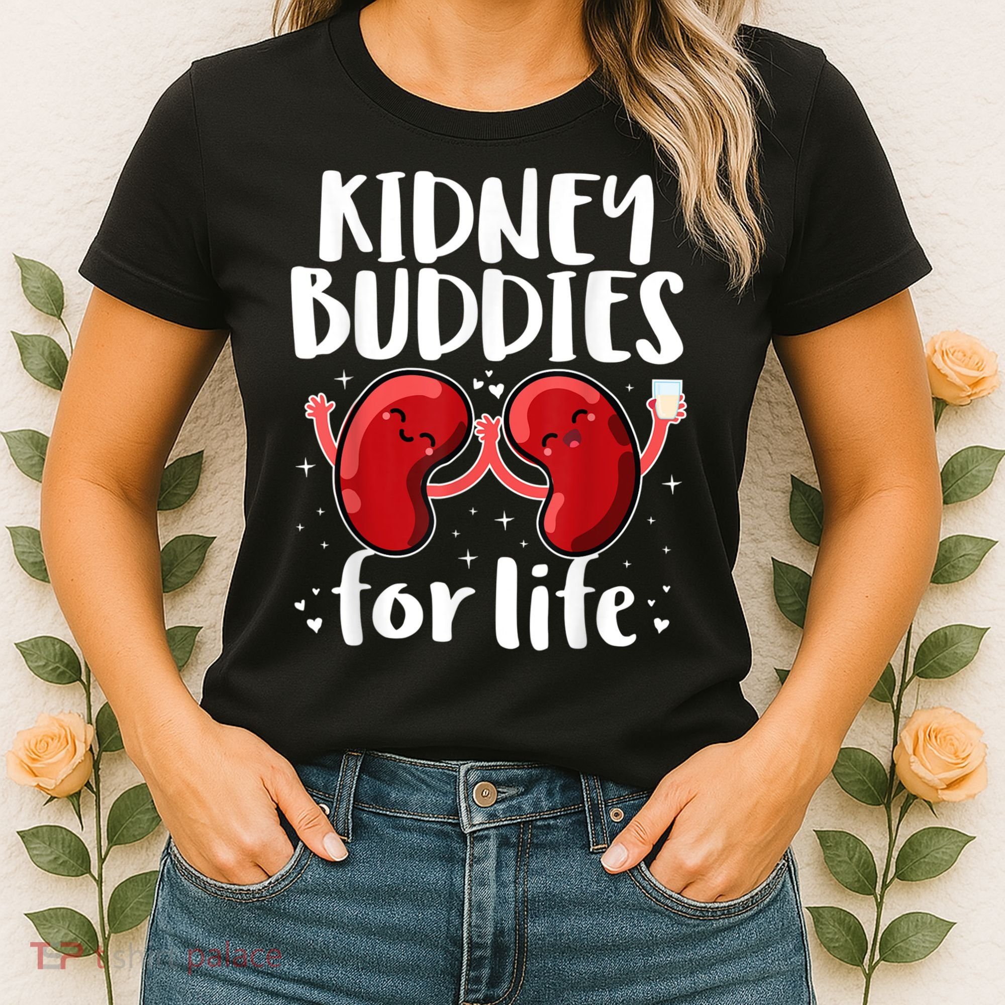 Kidney Buddies For Life Donor Recipient Women's T-Shirt