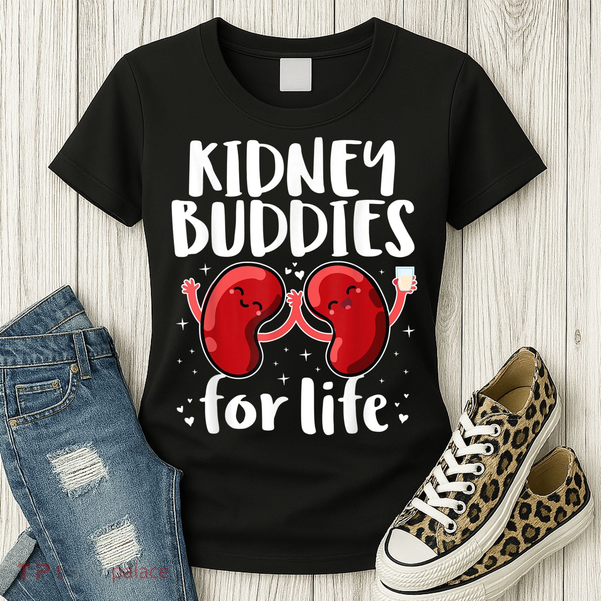 Kidney Buddies For Life Donor Recipient Women's T-Shirt