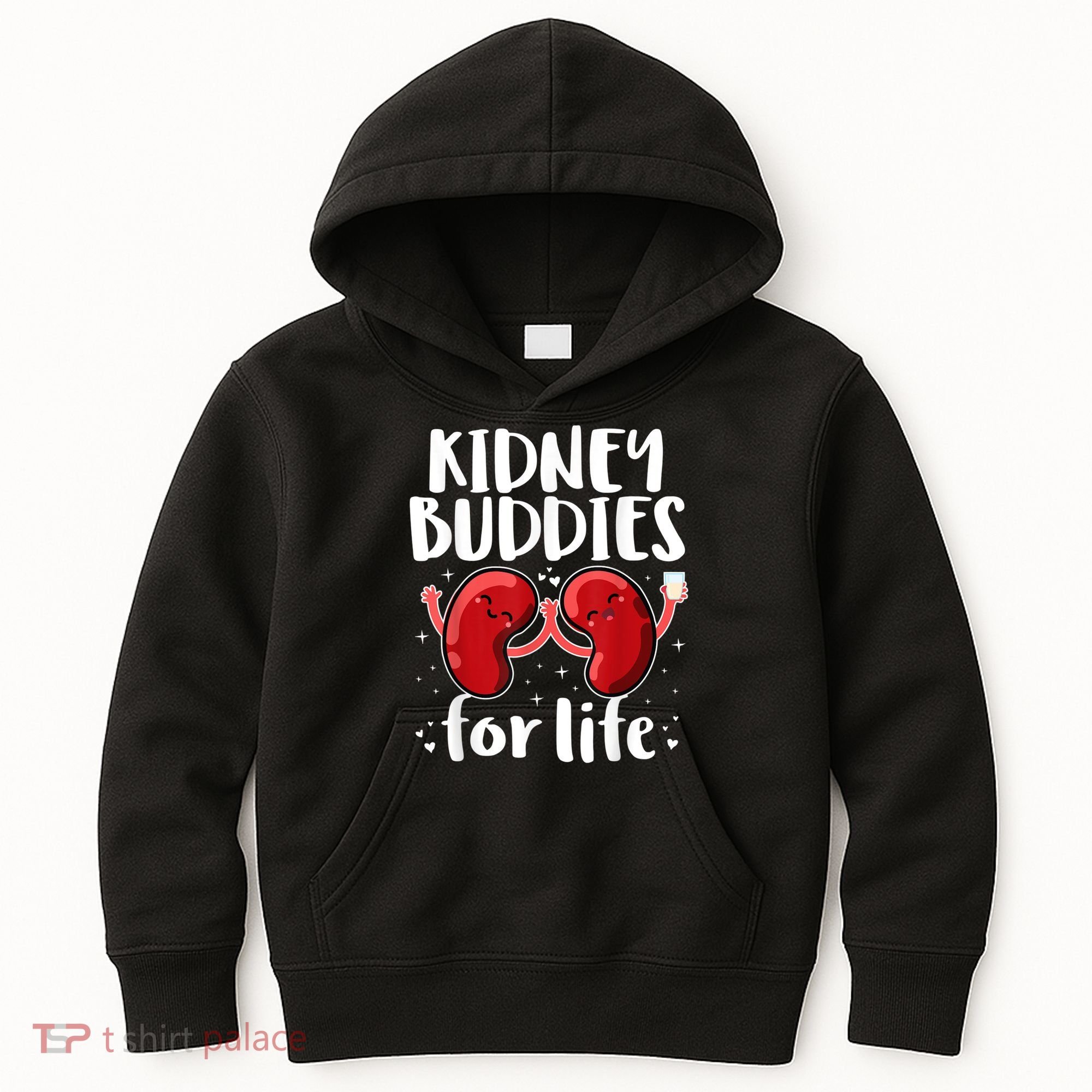 Kidney Buddies For Life Donor Recipient Kids Hoodie