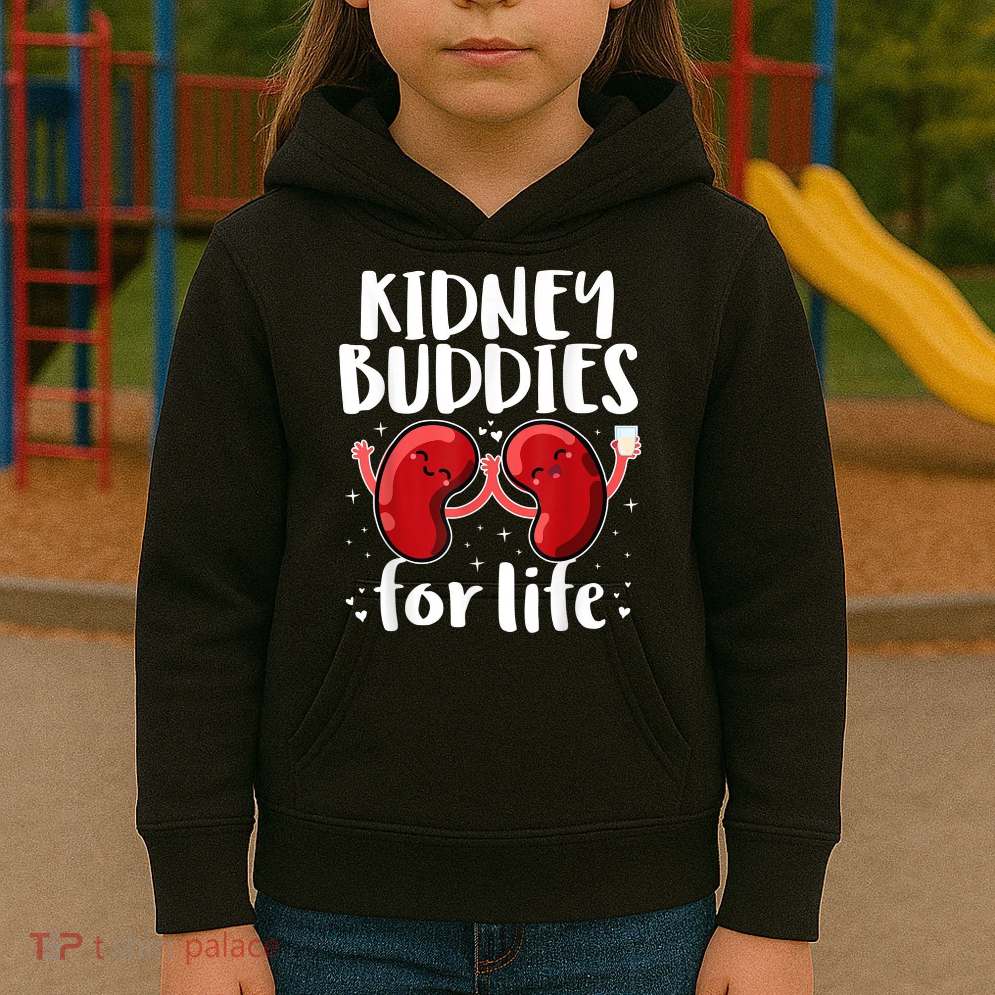 Kidney Buddies For Life Donor Recipient Kids Hoodie