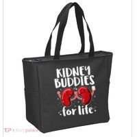 Kidney Buddies For Life Donor Recipient Tote Bag thumb 2