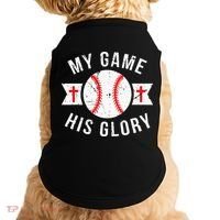 Kids Baseball For N Gifts Christian Baseball Doggie Tank thumb 0