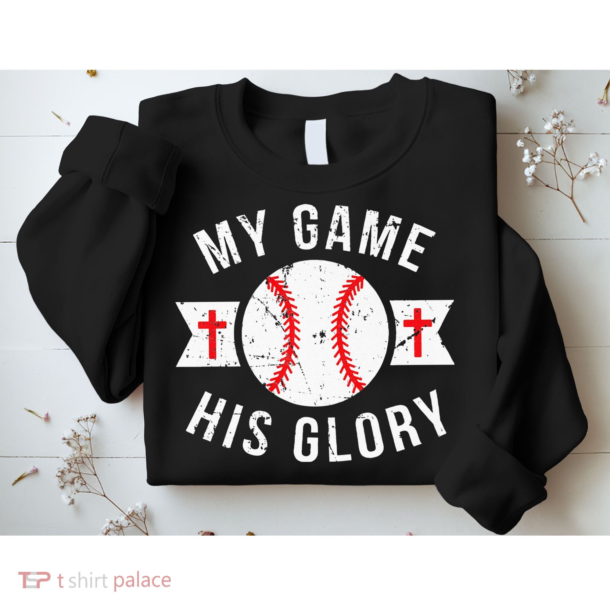 Kids Baseball For N Gifts Christian Baseball Sweatshirt