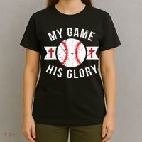 Kids Baseball For N Gifts Christian Baseball T-Shirt thumb 4