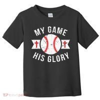 Kids Baseball For N Gifts Christian Baseball Toddler T-Shirt thumb 0