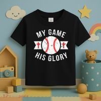 Kids Baseball For N Gifts Christian Baseball Toddler T-Shirt thumb 3