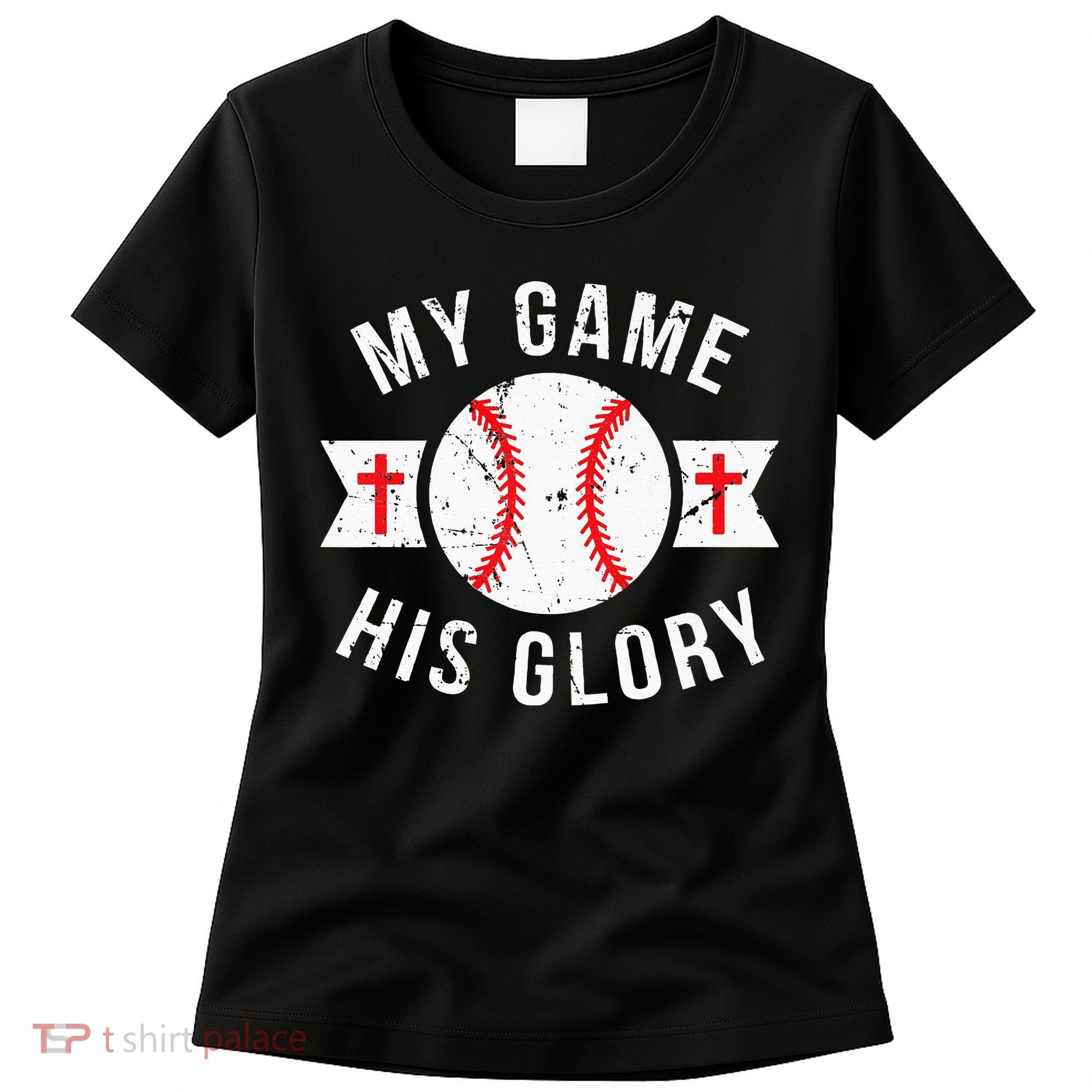 Kids Baseball For N Gifts Christian Baseball Women's T-Shirt