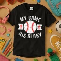 Kids Baseball For N Gifts Christian Baseball Kids T-Shirt thumb 3