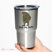 Kiss_My Butt Green Frog Tumbler thumb 0