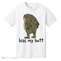 Kiss_My Butt Green Frog Kids T-Shirt thumb 0
