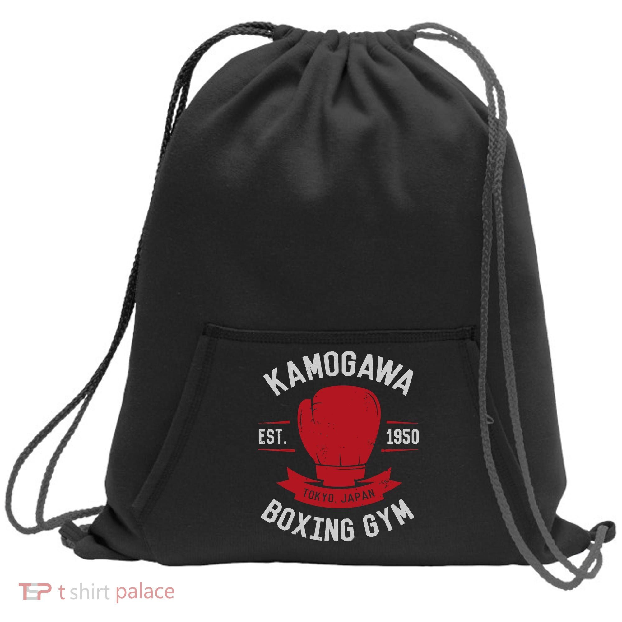 Kamogawa Boxing Gym Sweatshirt Cinch Pack Bag