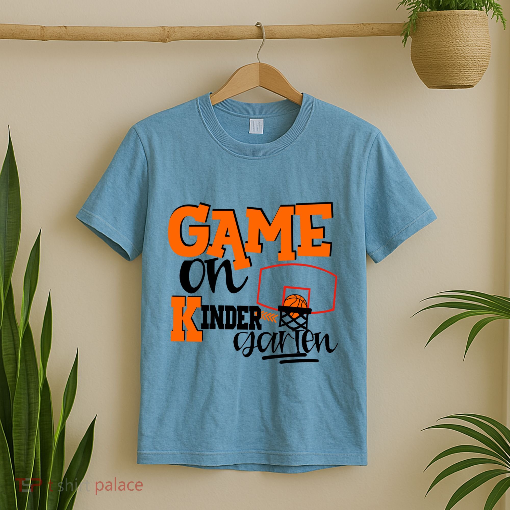 Kindergarten Basketball Game On Kindergarten Grade Gift T-Shirt