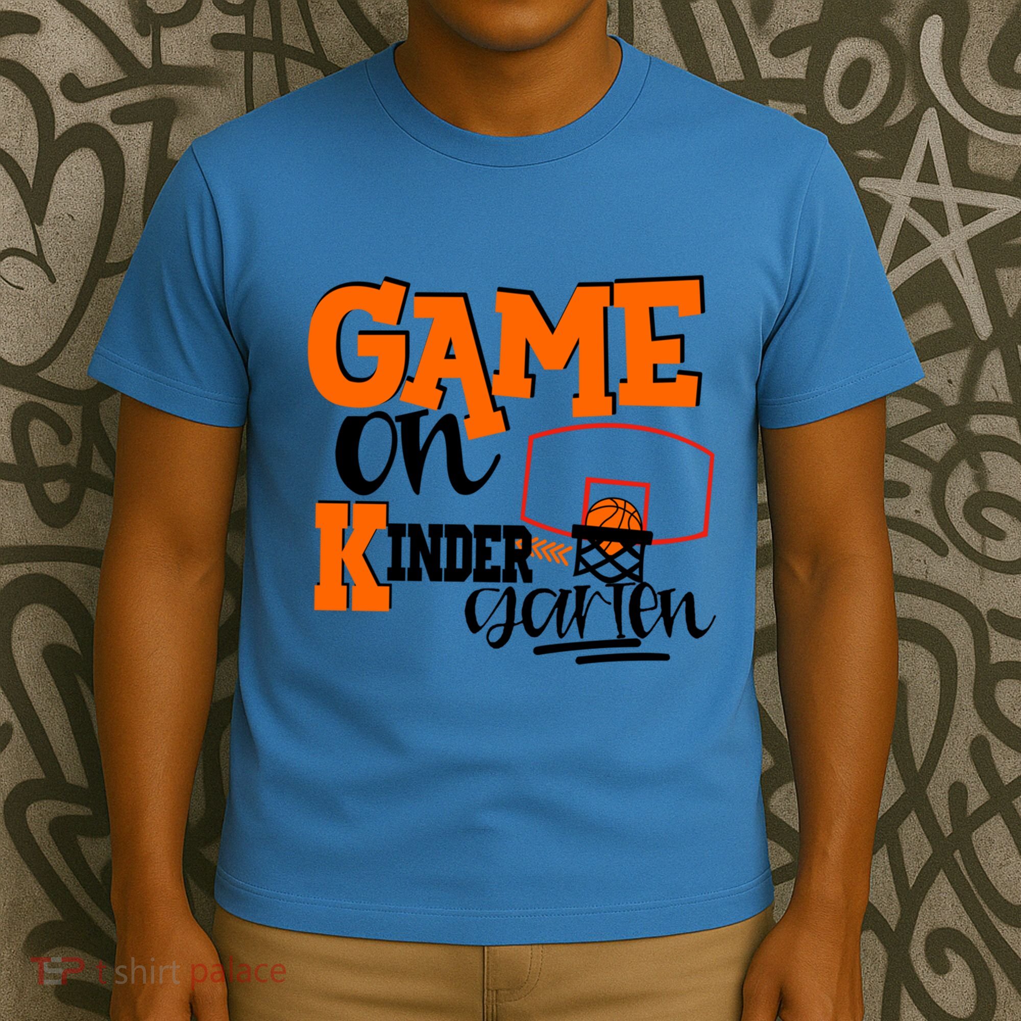 Kindergarten Basketball Game On Kindergarten Grade Gift T-Shirt