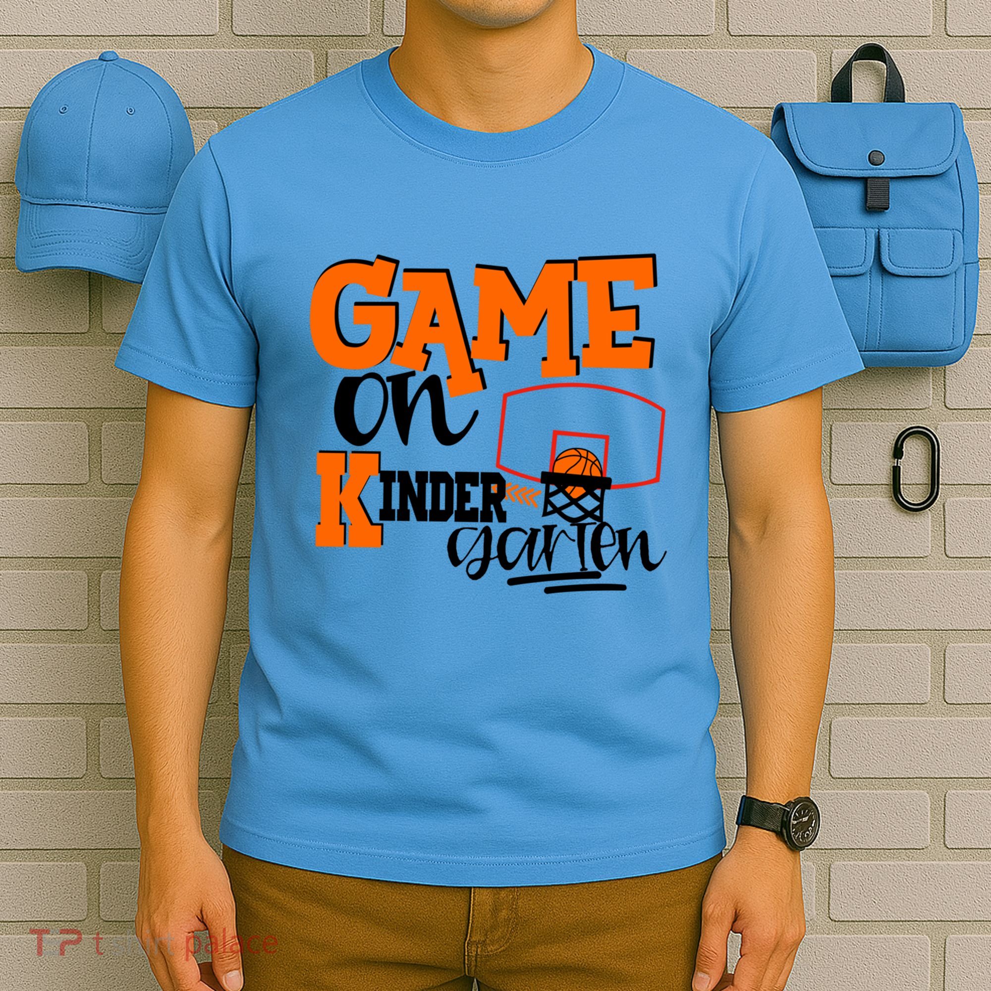 Kindergarten Basketball Game On Kindergarten Grade Gift T-Shirt