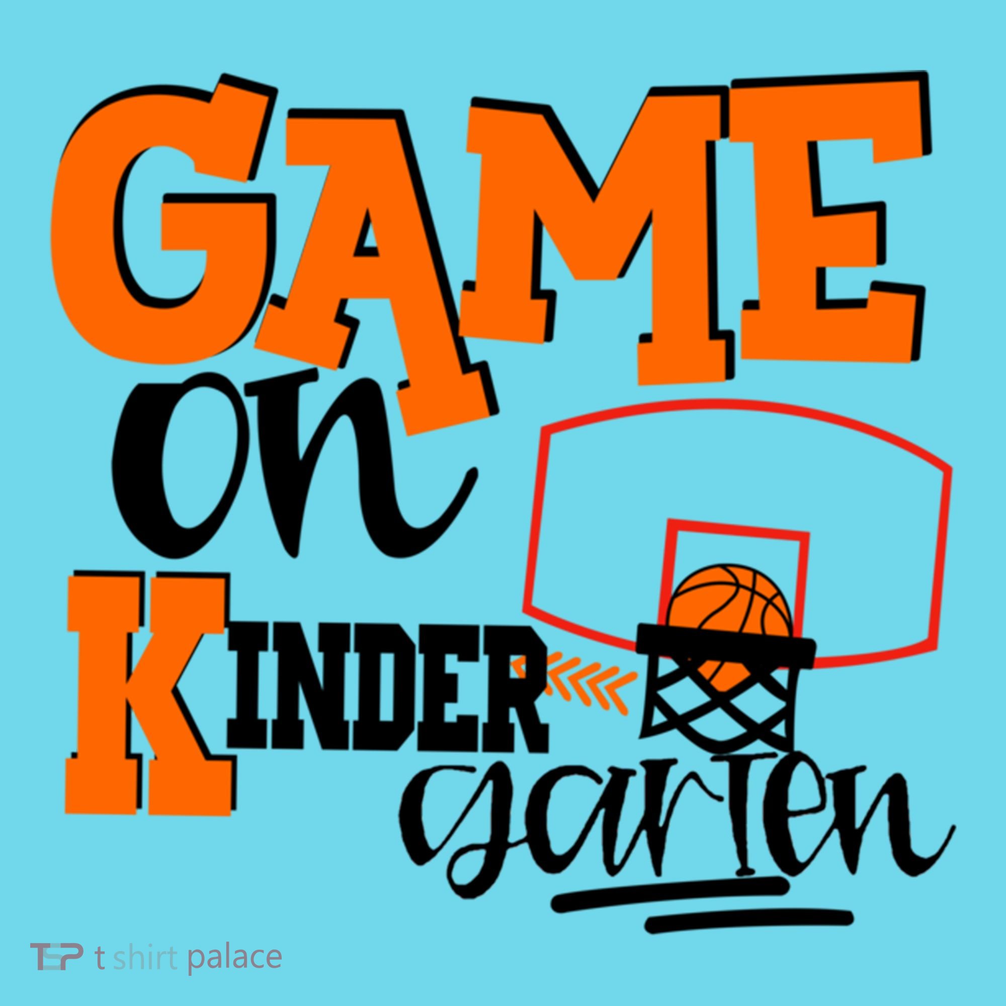 Kindergarten Basketball Game On Kindergarten Grade Gift T-Shirt