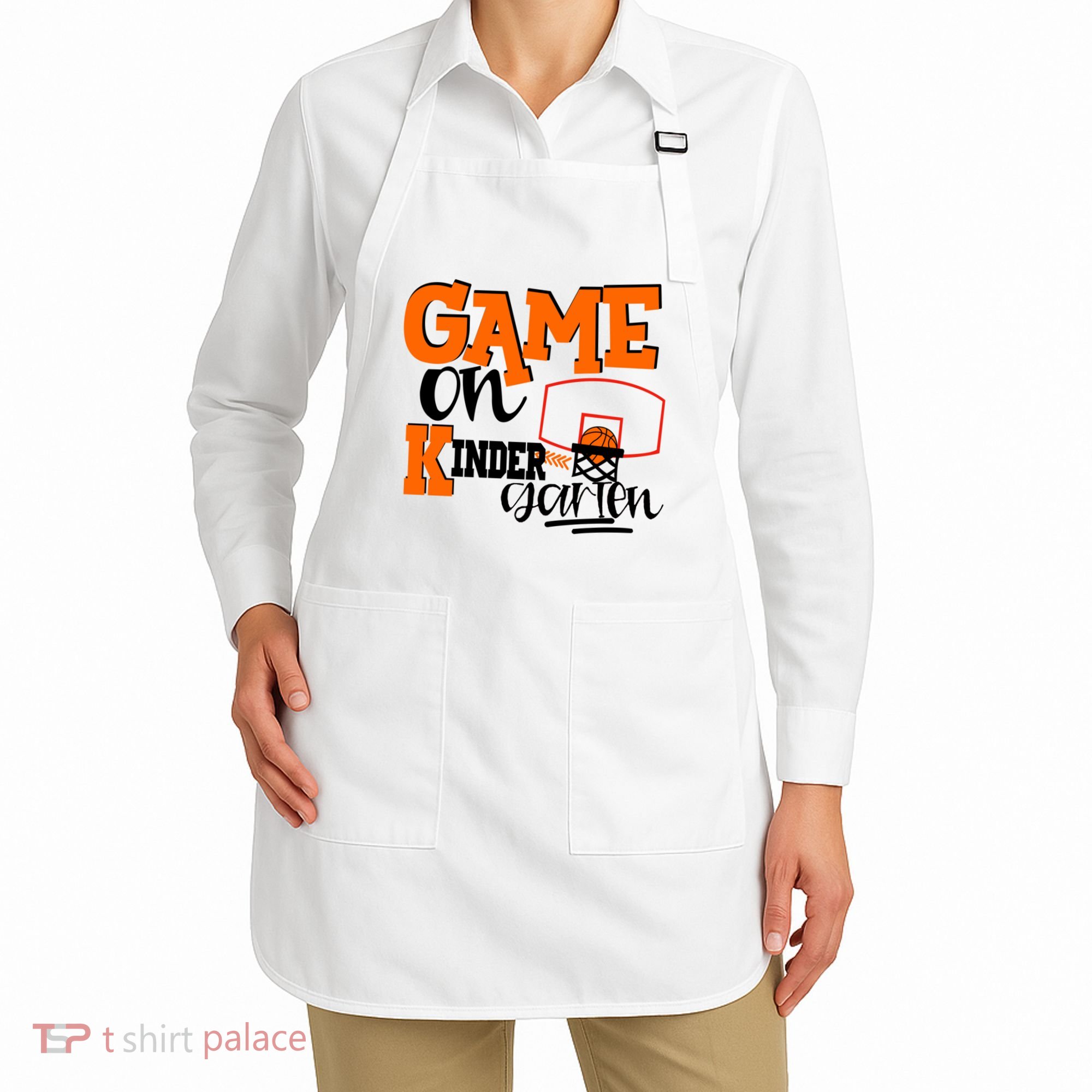 Kindergarten Basketball Game On Kindergarten Grade Gift Apron
