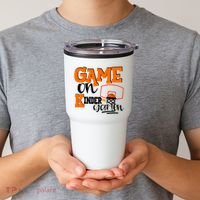 Kindergarten Basketball Game On Kindergarten Grade Gift Tumbler thumb 2