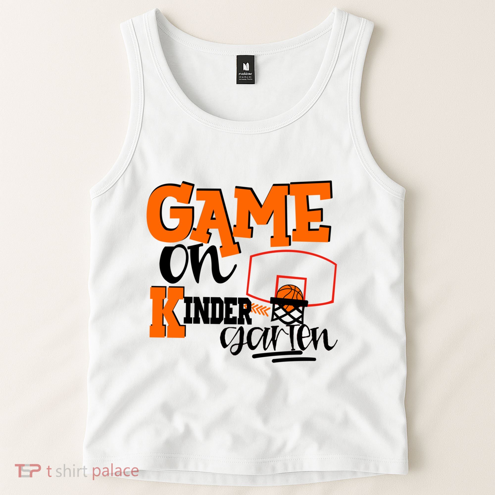Kindergarten Basketball Game On Kindergarten Grade Gift Tank Top