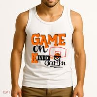 Kindergarten Basketball Game On Kindergarten Grade Gift Tank Top thumb 3