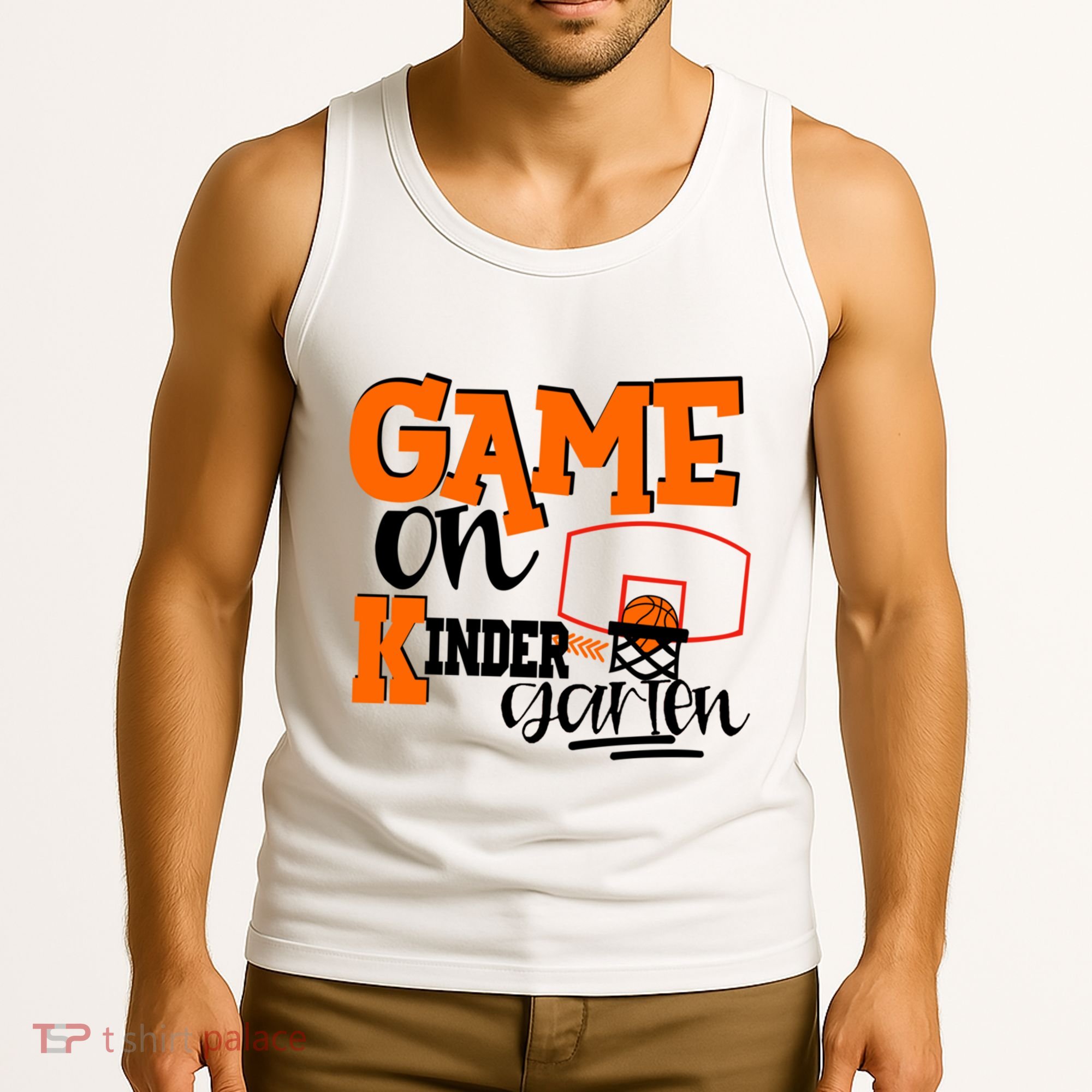Kindergarten Basketball Game On Kindergarten Grade Gift Tank Top