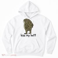 KissMy Butt Green Frog Funny Frog Hoodie thumb 0